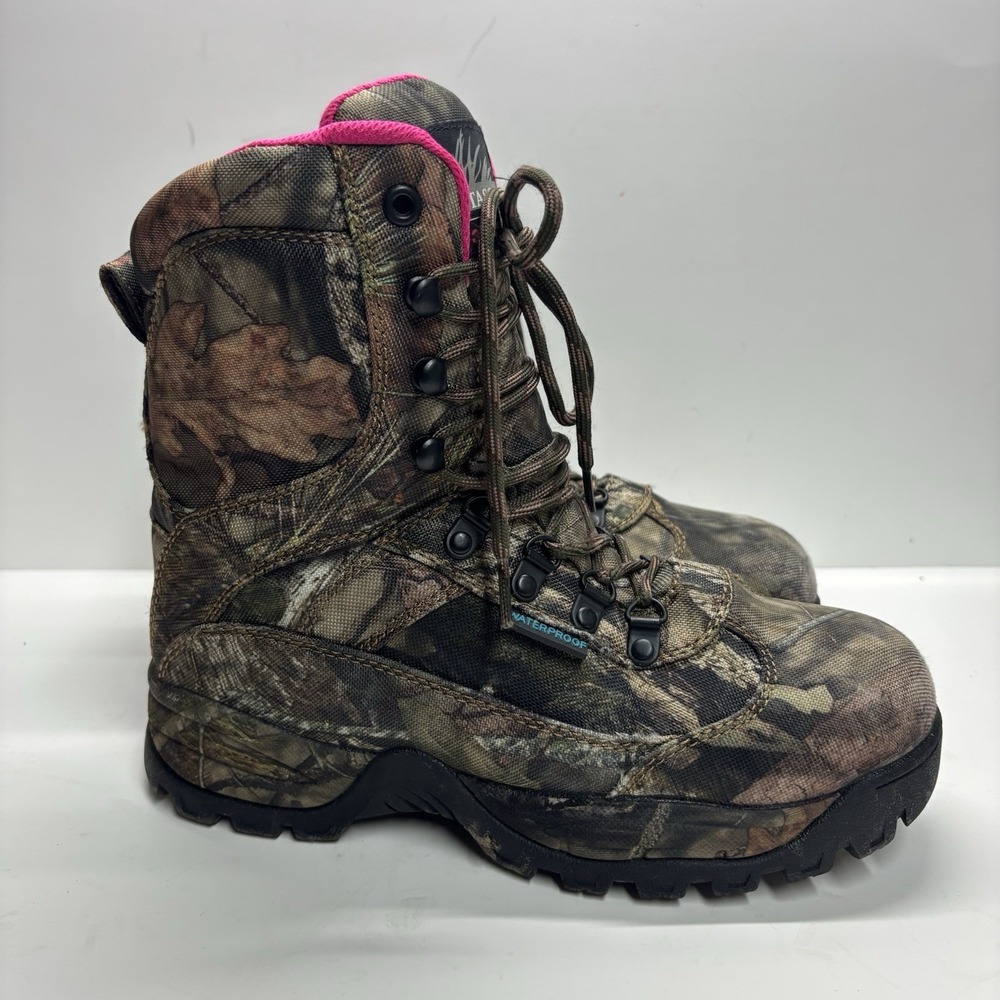 Itasca Womens 8 Camo Hunting Boots Waterproof 3M Thinsulate Insulated Realtree